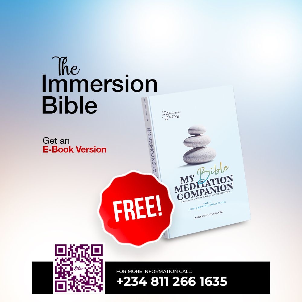 kanmietiquette's tweet photo. Great news! All the E-book in the Immersion Bible series which contains the Immersion Bible, Remarkable Faith Stories and My Bible Meditation Companion Vol 1&amp;2 are now available for free! 
To get them, you can simply scan the QR code on these flyers https://t.co/zHfSzOusAh