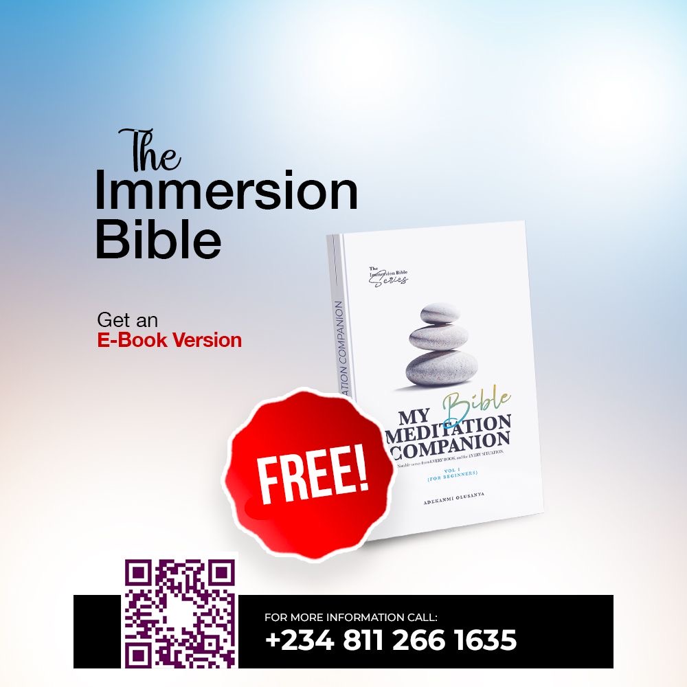 kanmietiquette's tweet photo. Great news! All the E-book in the Immersion Bible series which contains the Immersion Bible, Remarkable Faith Stories and My Bible Meditation Companion Vol 1&amp;2 are now available for free! 
To get them, you can simply scan the QR code on these flyers https://t.co/zHfSzOusAh