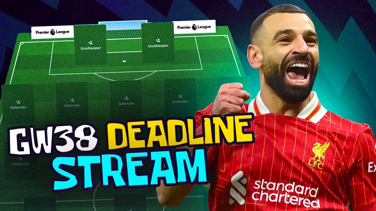 Going LIVE For the Final time this season at 13:30!

See you in 30 mins🔥