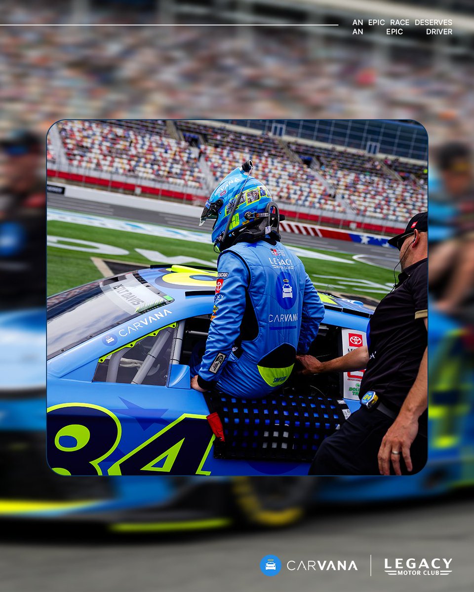 Carvana Racing (@carvanaracing) on Twitter photo The lights will be shining. The engines will be roaring. And the No. 84, fired up!
<a href="/JimmieJohnson/">Jimmie Johnson</a> takes on NASCAR’s longest race tonight at 6PM ET on Amazon Prime.
Let’s make Charlotte electric. ⚡
#CARVANA #JimmieJohnson #NASCAR #CocaCola600 <a href="/LEGACYMotorClub/">LEGACY MOTOR CLUB</a> The lights will be shining. The engines will be roaring. And the No. 84, fired up!
<a href="/JimmieJohnson/">Jimmie Johnson</a> takes on NASCAR’s longest race tonight at 6PM ET on Amazon Prime.
Let’s make Charlotte electric. ⚡
#CARVANA #JimmieJohnson #NASCAR #CocaCola600 <a href="/LEGACYMotorClub/">LEGACY MOTOR CLUB</a>