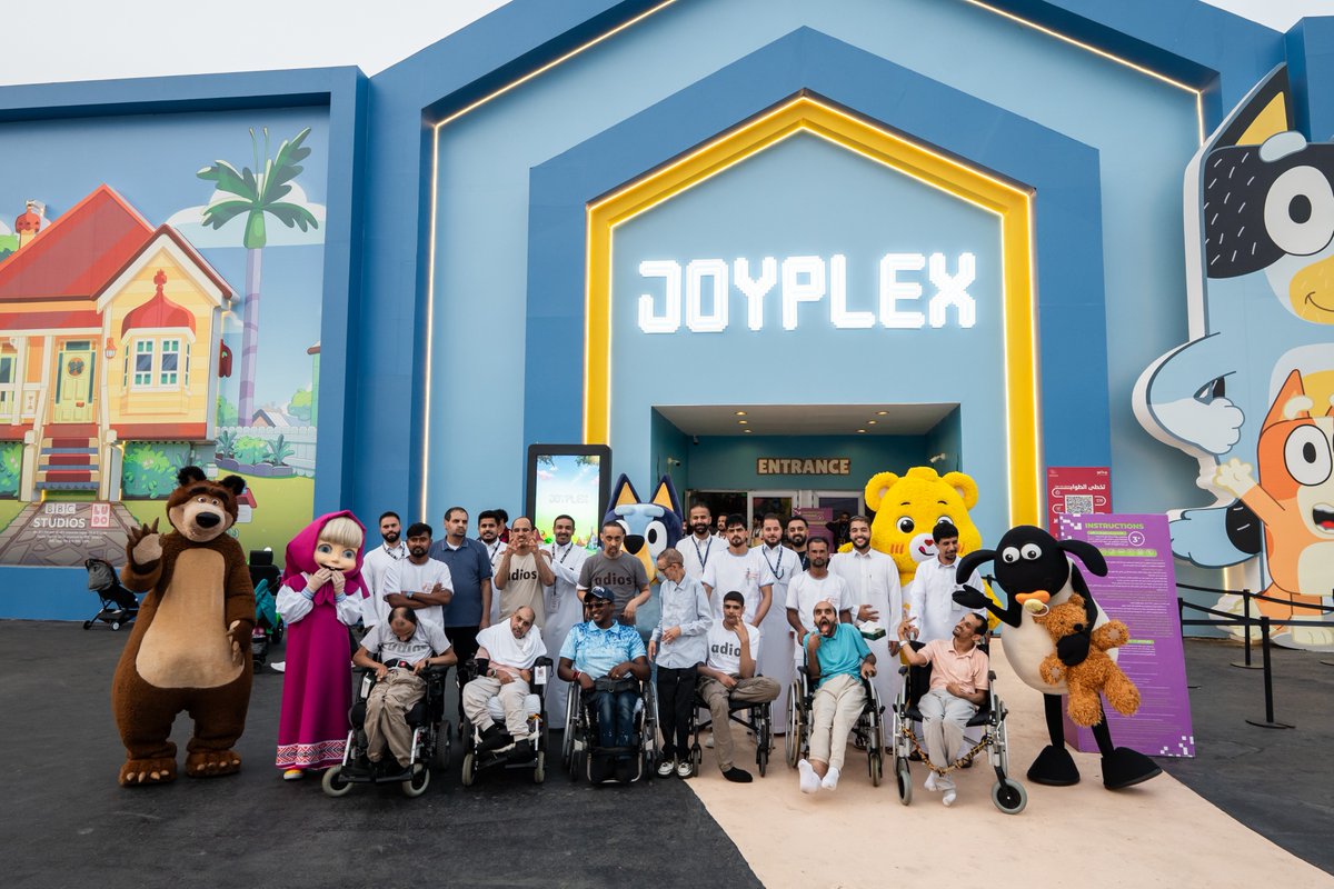 في يوم كله فرح وذكريات جميلة عشناها مع أبطال مركز التأهيل الشامل للذكور بجدة في #سيتي_ووك 🎡🎉❤️

⁧#موسم_جدة
⁧#جدة_غير