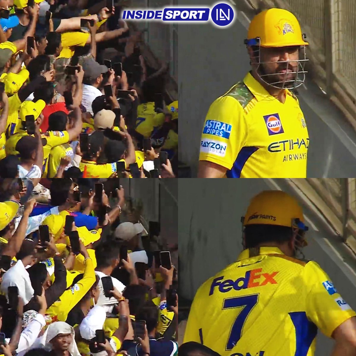 InsideSportIND's tweet photo. You can not match his fame, you can not match his stardom 🐐
Hopefully today is not the last time we are seeing him play ❤️
📸: JioHotstar
#msdian #dhonifans #msdians #msdhoni #dhoni #chennaisuperkings #ipl2025 https://t.co/4Of2AXs6oY