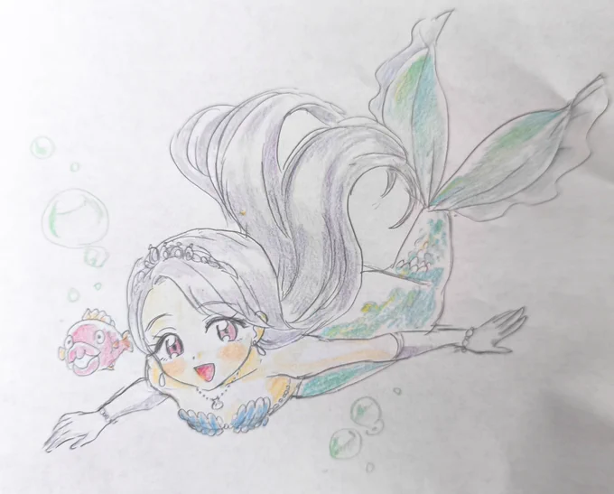親戚の子供向けに描くときって5分くらいでバンバン絵を描かなきゃいけないのが辛いよな 