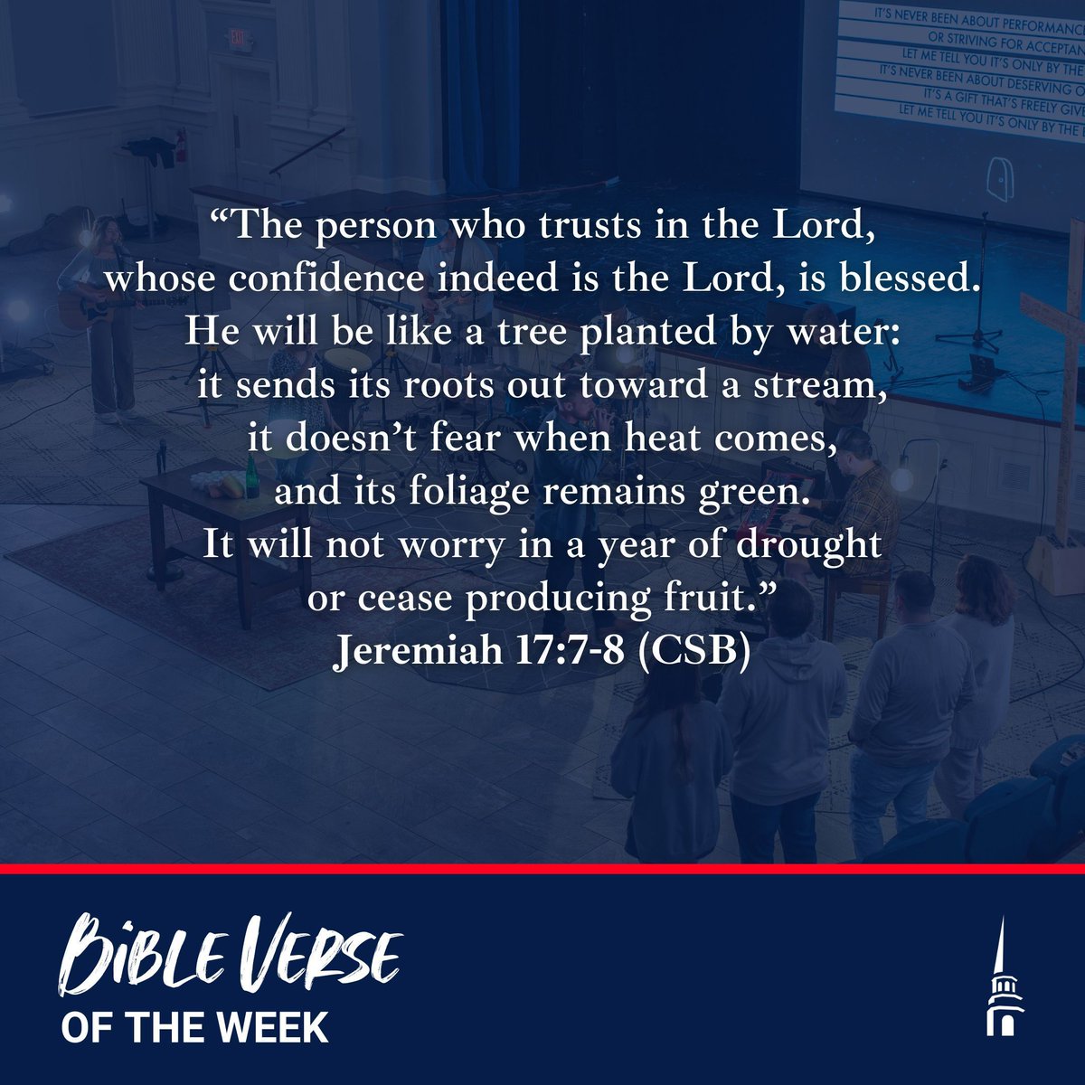 “The person who trusts in the Lord,
whose confidence indeed is the Lord, is blessed.”
Jeremiah 17:7 (CSB)
•
#BibleVerse #VerseOfTheWeek #GoFurtherBU