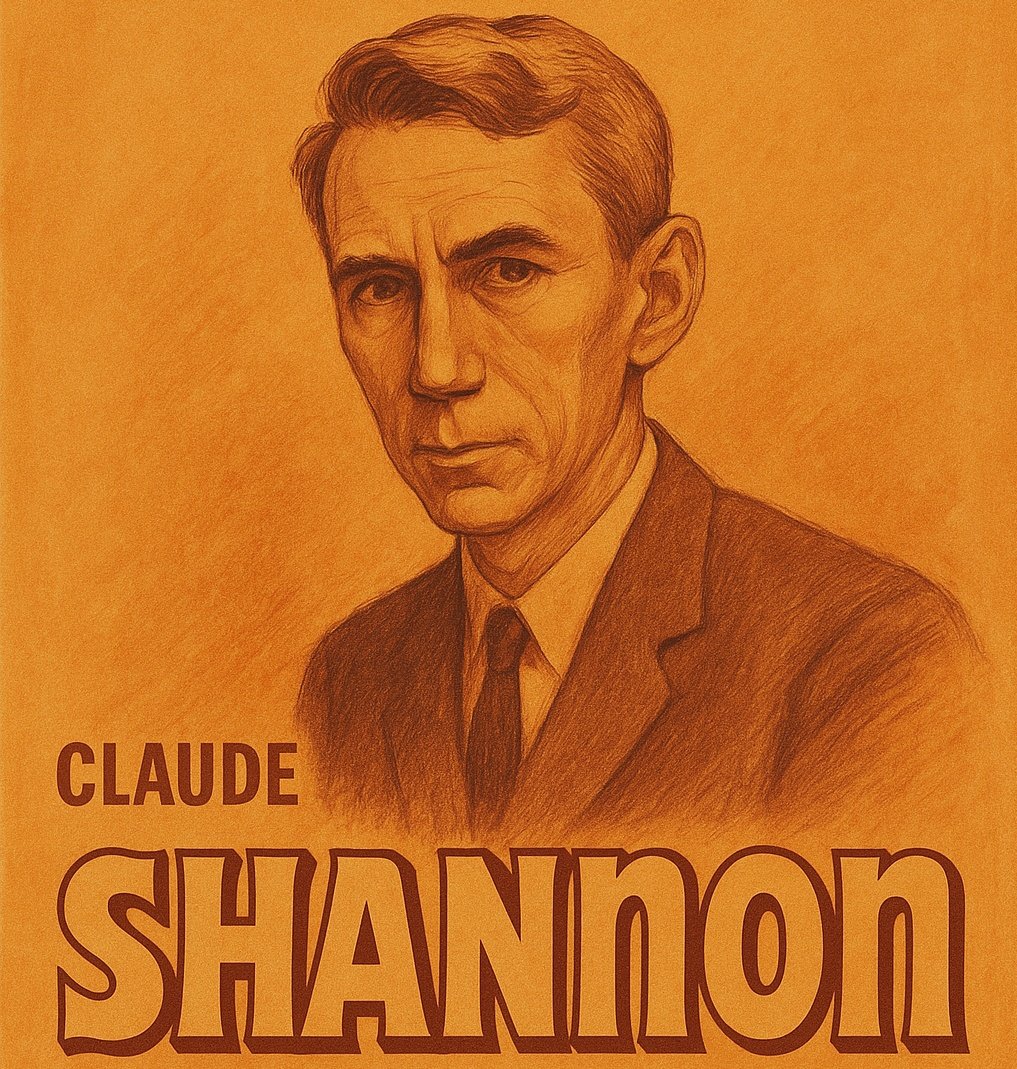 cneuralnetwork's tweet image. > be claude shannon
> born 1916, Petoskey, Michigan, small-town genius vibes
> heads to MIT, pulls a double: math + electrical engineering
> 1937, master’s thesis fuses Boolean logic with circuits
> lays down the framework for digital computing before it's cool
> 1948,…