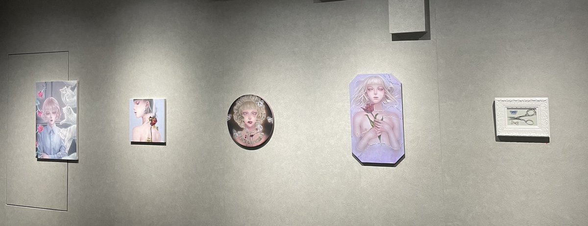 kohaku__0's tweet image. 野口芽衣初個展「神のいない部屋」
本日をもって無事終了いたしました！

まだ振り返りきれないほど濃い日々を過ごさせていただきました。しっかり振り返る時間を作って次の個展へと繋げます⋆✦…