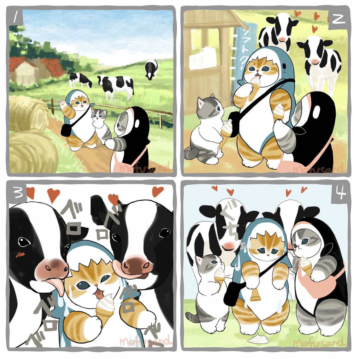 もふもふページ Post by ぢゅの🐈 on X: もふもふ牧場