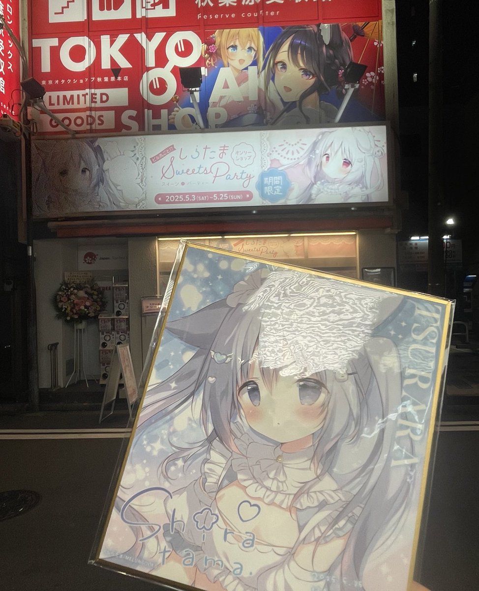 色紙　つらら　しらたま　しらたまこ　オンリーショップ　秋葉原会場限定 特典 3枚 Amazon.co.jp: しらたまこ つららちゃんミニ色紙ホルダー