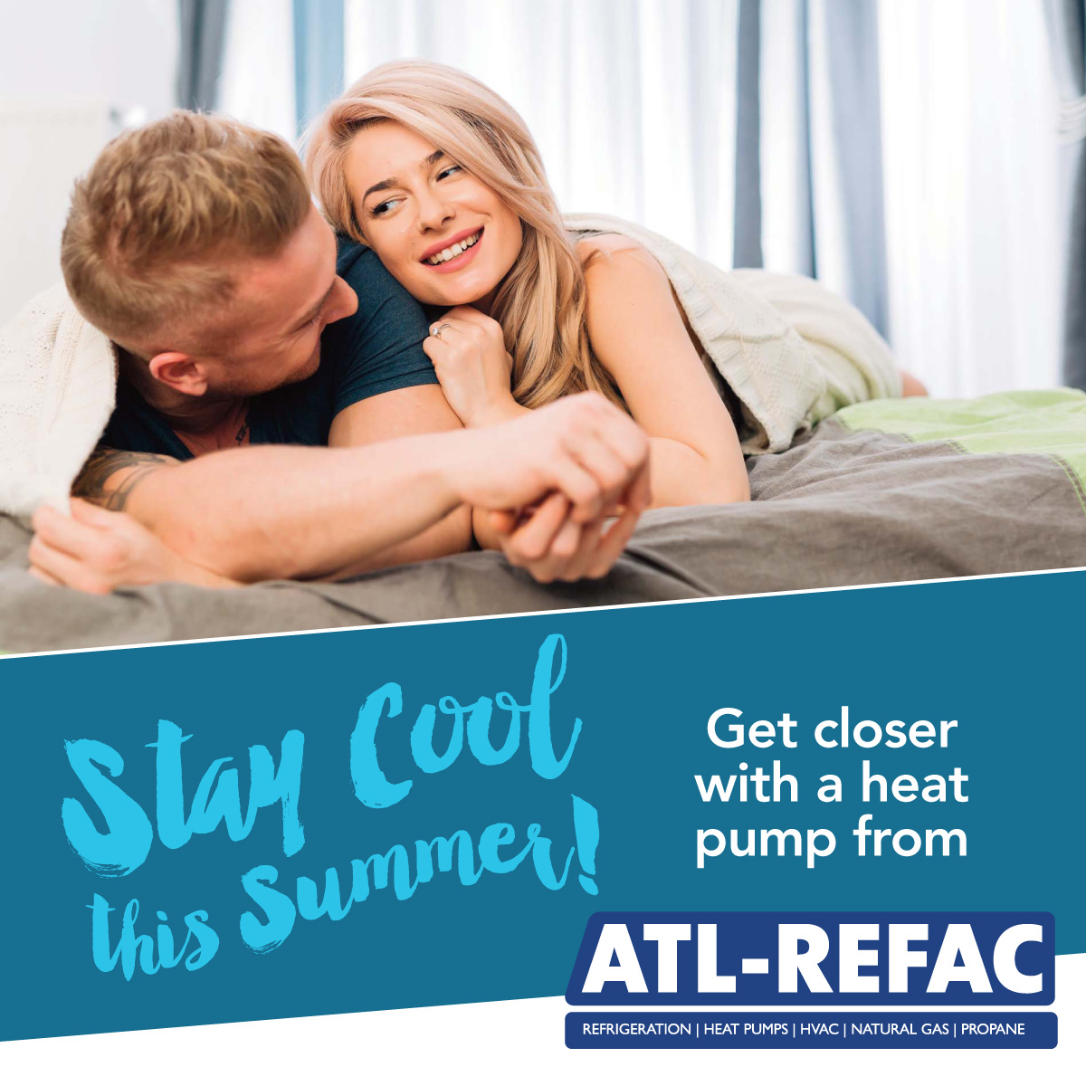Get closer this summer with a heat pump from ATL-Refac!

#ATLRefac #HealthyHomes #HeatPumps #DaikinDealer #StayCool