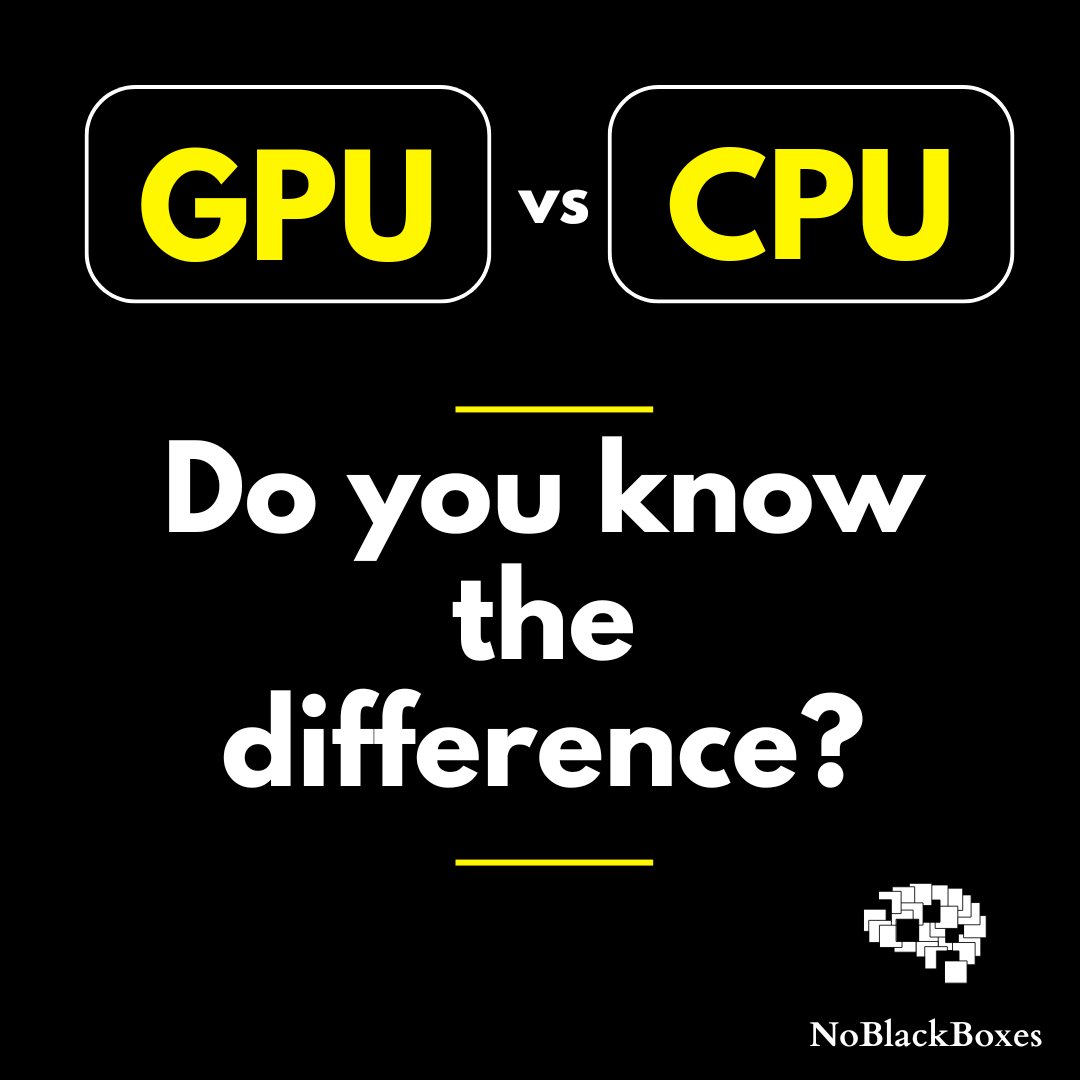 NoBlackBoxes (@noblackboxes) on Twitter photo 🧠 CPU vs GPU - what’s the difference?
This fun, visual explainer (with robots!) breaks it down:
▶️ youtube.com/watch?v=ZrJeYF…
Why it matters? 🤔 It helps you understand how AI learns and powers smart tech.
Curious about how tech works? Follow <a href="/NoBlackBoxes/">NoBlackBoxes</a>. 🧠 CPU vs GPU - what’s the difference?
This fun, visual explainer (with robots!) breaks it down:
▶️ youtube.com/watch?v=ZrJeYF…
Why it matters? 🤔 It helps you understand how AI learns and powers smart tech.
Curious about how tech works? Follow <a href="/NoBlackBoxes/">NoBlackBoxes</a>.