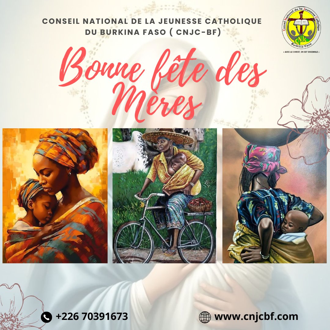 cnjcbf's tweet photo. Le CNJC-BF du Burkina souhaite à toutes les mères du monde, une bonne fête. 𝐏𝐮𝐢𝐬𝐬𝐞 𝐃𝐢𝐞𝐮 𝐯𝐨𝐮𝐬 𝐛é𝐧𝐢𝐫 𝐚𝐛𝐨𝐧𝐝𝐚𝐦𝐦𝐞𝐧𝐭 𝐩𝐨𝐮𝐫 𝐯𝐨𝐬 𝐜𝐨𝐧𝐭𝐫𝐢𝐛𝐮𝐭𝐢𝐨𝐧𝐬 𝐞𝐭 𝐥𝐞 𝐛𝐢𝐞𝐧 𝐪𝐮𝐞 𝐯𝐨𝐮𝐬 𝐩𝐫𝐨𝐜𝐮𝐫𝐞𝐳 à 𝐥'𝐡𝐮𝐦𝐚𝐧𝐢𝐭é. 🙏🏽 https://t.co/XzFVwpwU1v