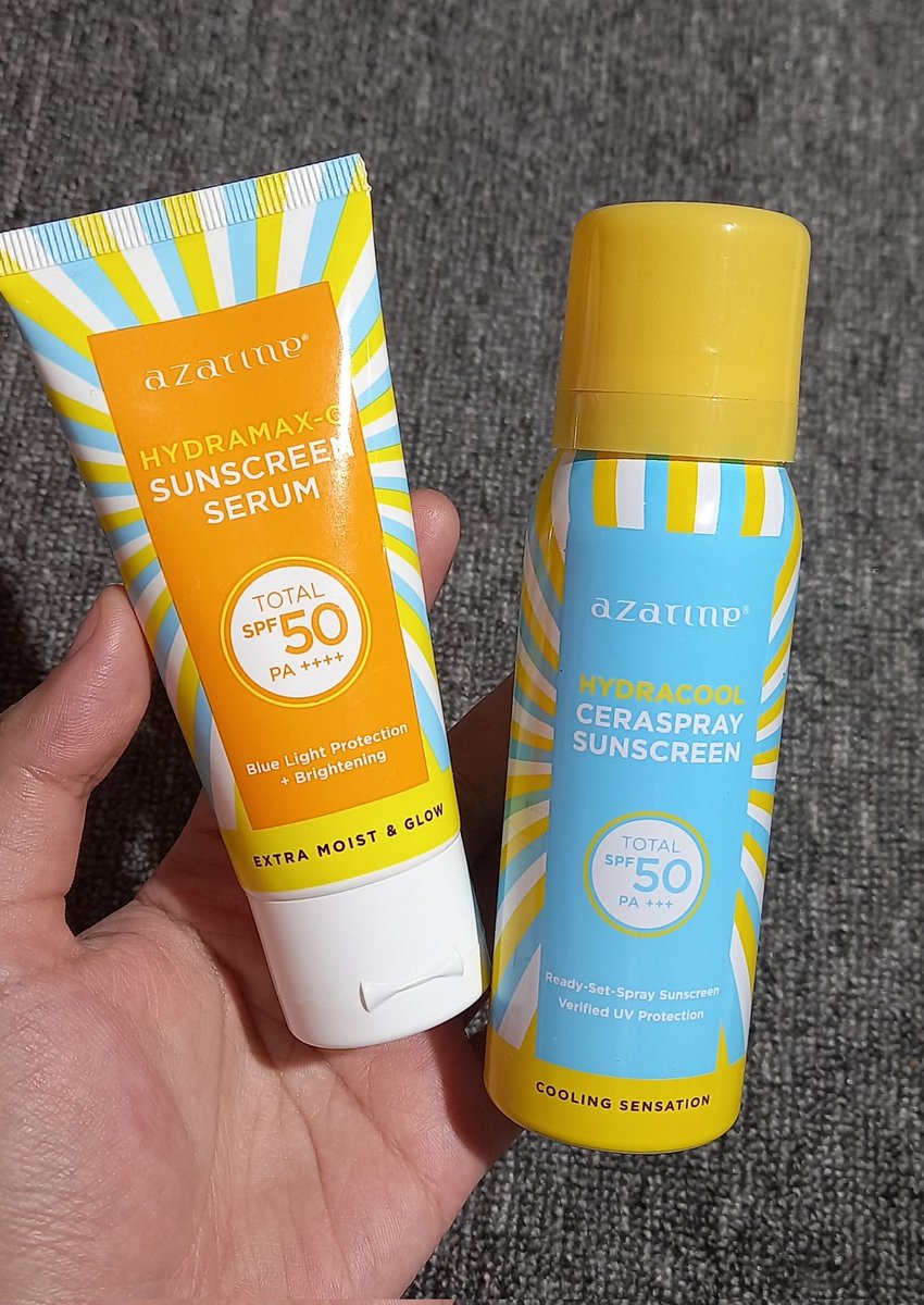 nisrinamf's tweet photo. Diantara gempuran dari banyaknya sunscreen viral yg seliweran, juara nya sunscreen lokal masih jatuh kepada @azarinecosmetic sih 🫶🏻✨️ #bucinsunscreenazarine #azarinesun https://t.co/N8yj257UQ5