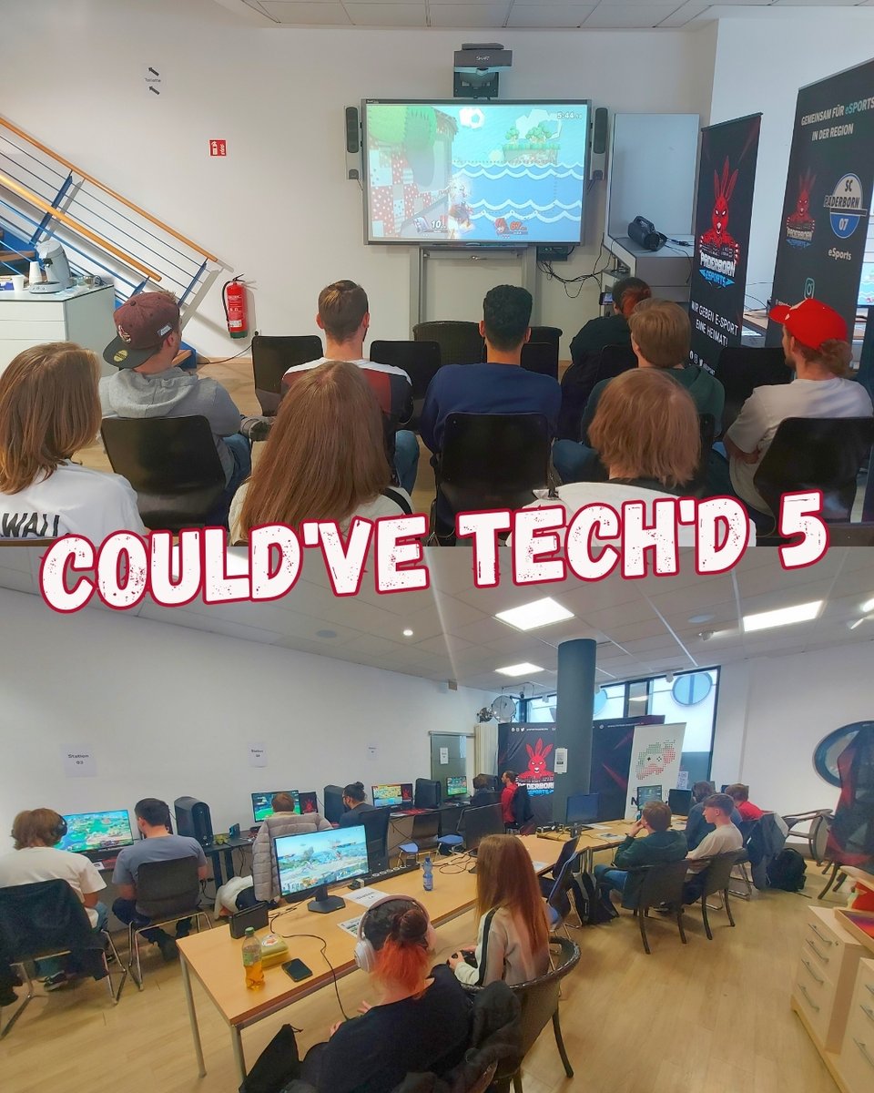 Einen Riesen Dank an alle Teilnehmer &amp; Zuschauer bei "Could've Tech'd 5"!
Wir hatten unfassbar viel Spaß beim Smash Bros. Ultimate Turnier im Vereinsheim!

Herzlichen Glückwunsch an die Top 3: 
🥇 <a href="/Sebi_SSB/">Sebi</a>
🥈 <a href="/Sabaca2g/">Sabaca</a>
🥉 <a href="/Oshiegbubu/">Oshie</a>

Wir freuen uns schon aufs nächste Mal!