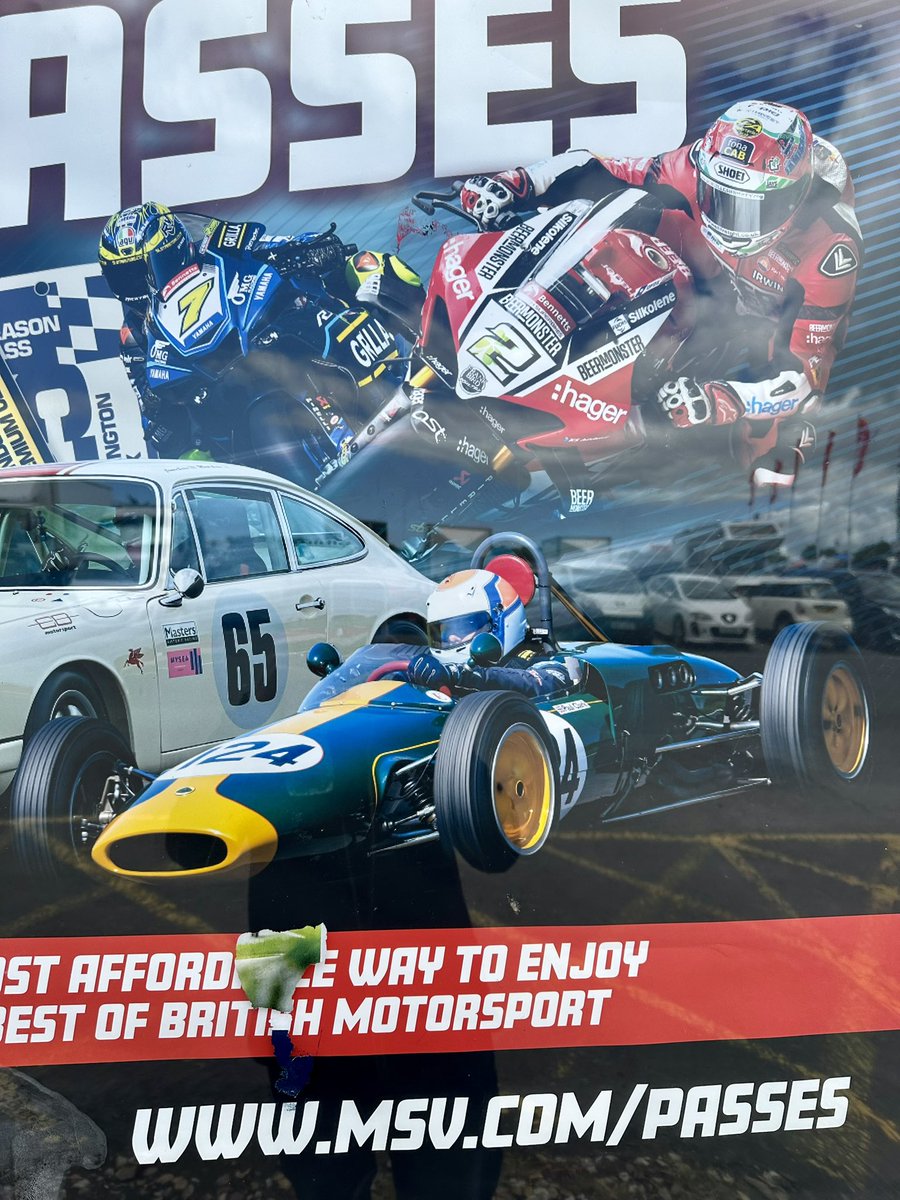 Fame at last, I’m on a poster at Cadwell Park racetrack, let’s ignore it’s on the toilet block, think someone is trying to tell me something  🤣🤣🤣 

#motorsport #racecar #racecardriver #motorsports #fame