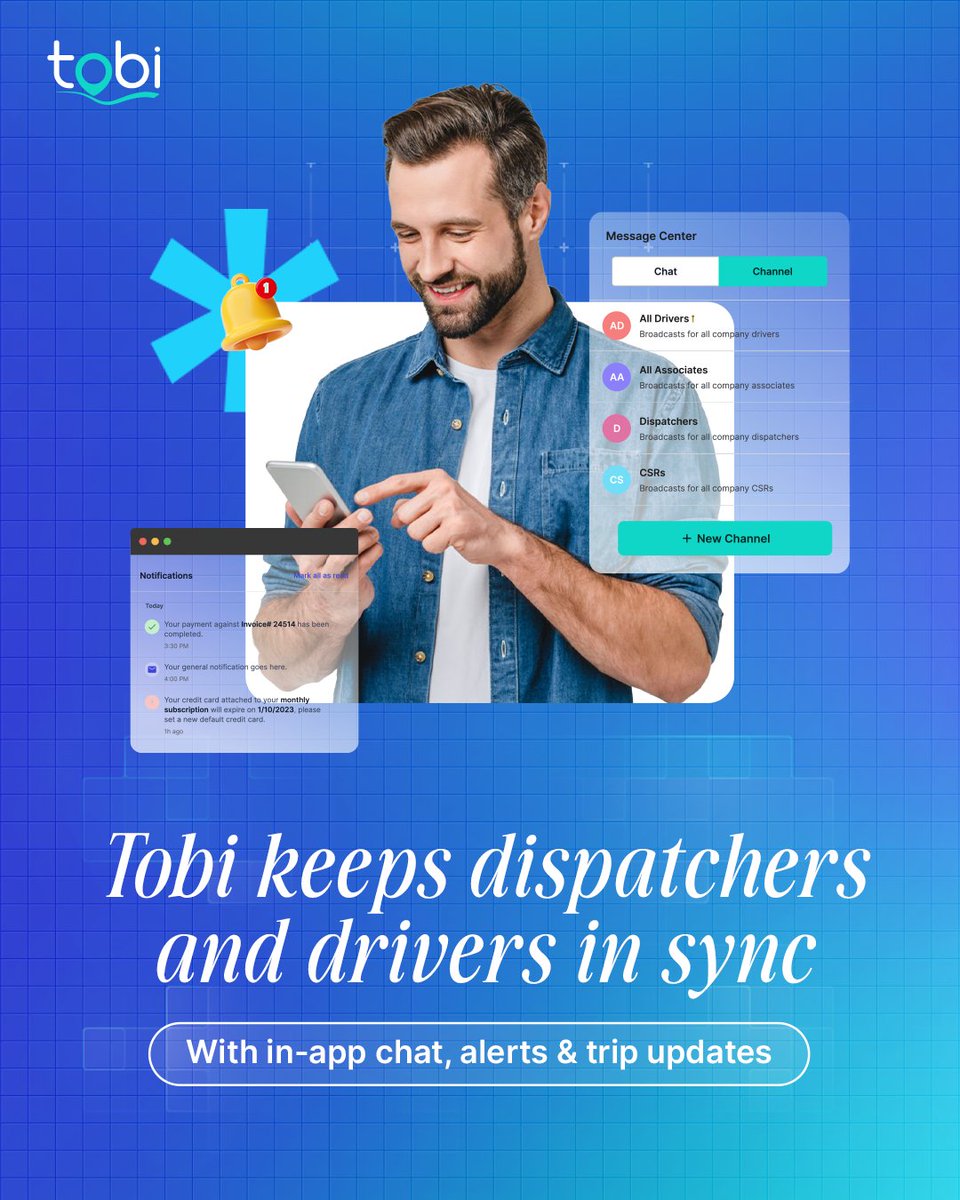 TobiSoftware's tweet image. Miscommunication between drivers and dispatchers causes delays, missed trips, and frustration.
Relying on phone calls and scattered apps slows you down.

No more missed calls or miscommunication. Book your demo now: tobicloud.com/request-a-demo/

#NEMTSoftware