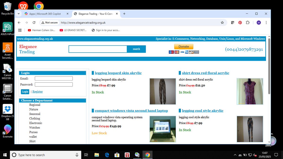 We help businesses and individuals process online payment with:
  . PayPal Payment Mechanism
  . Authorize Gateway Payment Mechanism
elegancetrading.org.uk