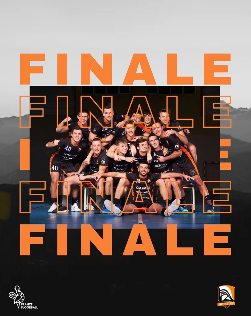 HISTORIQUE !

Les Hoplites joueront leur première finale de Nationale 1, la plus haute division du Floorball français. 

Ils affronteront les Dragons de Besançon, le samedi 7 juin à Toulouse. 

#gohopsgo