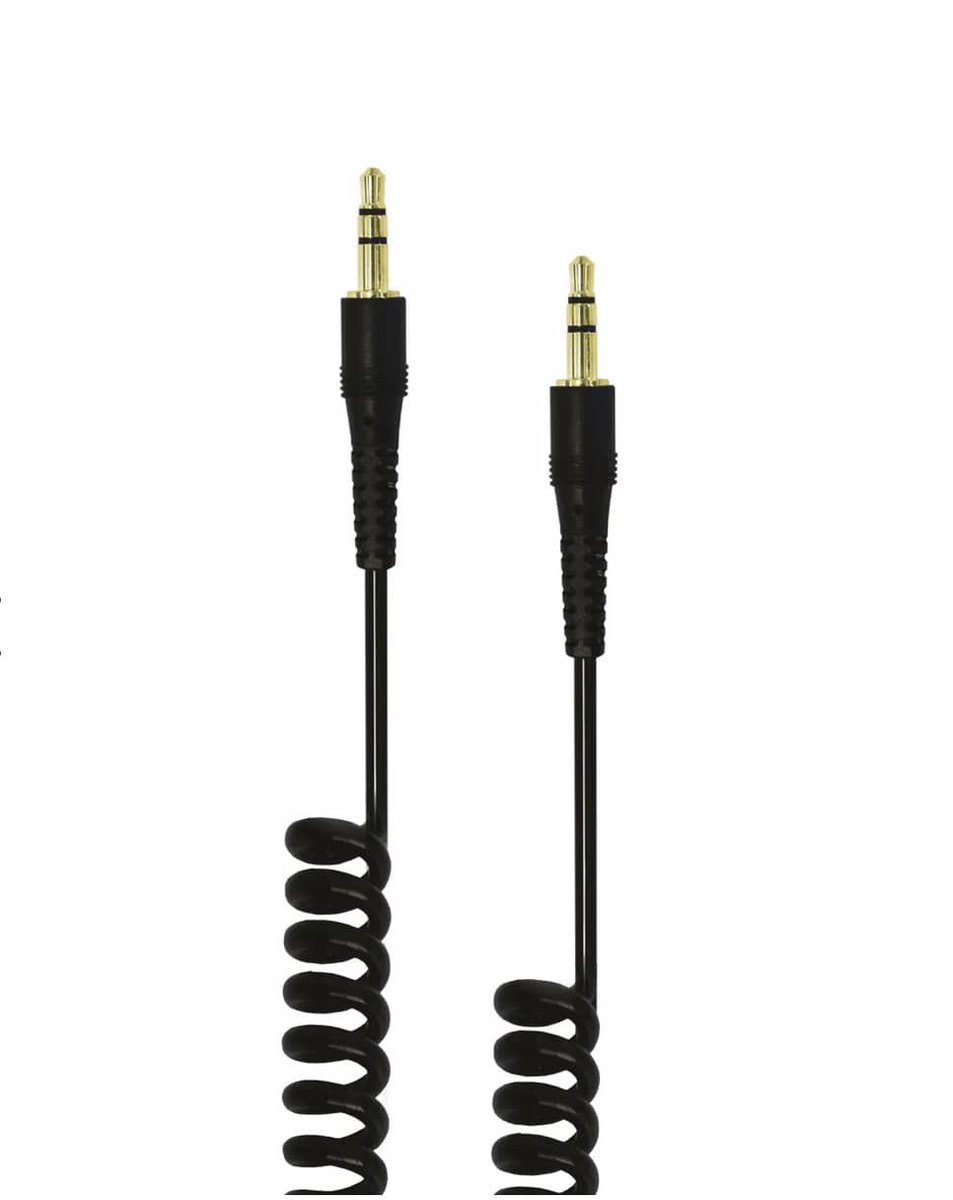 phones2laptops's tweet photo. Coiled quality Audio Aux 3.5mm male - male 3.5mm, 1.82m long. Black. Cut out dangling cables with this coiled Jivo Aux cable. Works with any device equipped with a standard 3.5mm male to male connection.

https://t.co/WrnsM7PIh0. #cables #audiocables #electronics https://t.co/noUnWv6pPY