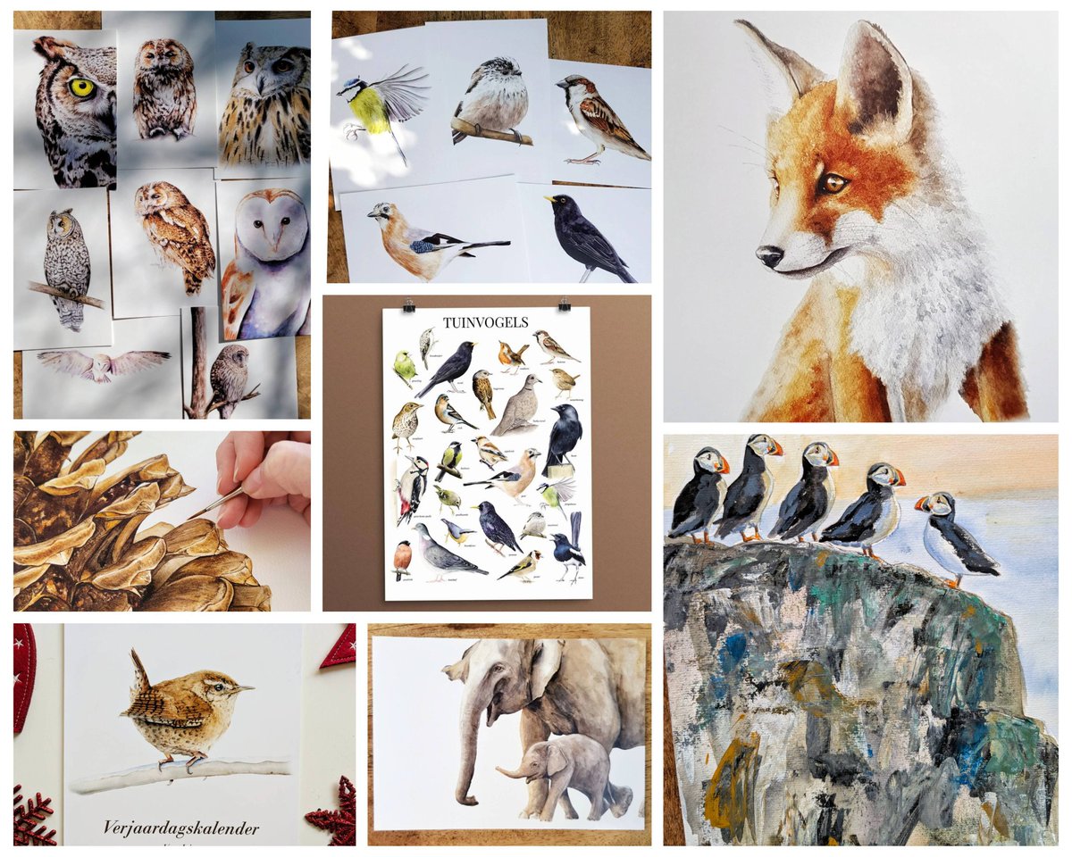 Kleine reminder dat je nog steeds 15% korting krijgt in mijn webshop op al mijn werk* met code ZOMER.
Dus op originele aquarellen, grote doeken, kaarten, kalender, grote en kleine prints. 

Neus vooral eens rond!

vanjojan.nl

*behalve de sale