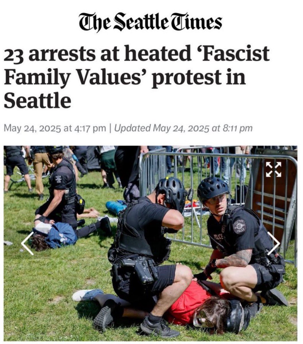 🪶Native Patriot 🇺🇸 (@lanativepatriot) on Twitter photo Upside down world.
Seattle Times calls it “Fascist family values”
MSM calls it an extreme far right rally
The mayor says the Christian prayer event shouldn’t have even been allowed
<a href="/HeteroAwesome/">Heterosexual Awesomeness Inc</a> Upside down world.
Seattle Times calls it “Fascist family values”
MSM calls it an extreme far right rally
The mayor says the Christian prayer event shouldn’t have even been allowed
<a href="/HeteroAwesome/">Heterosexual Awesomeness Inc</a>