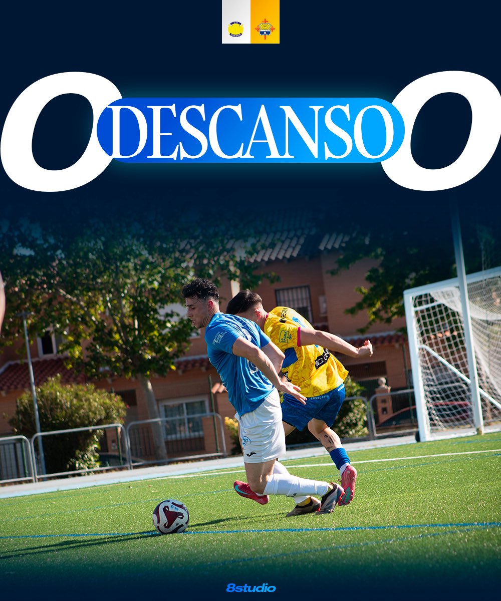 ⏱️ 𝗗𝗘𝗦𝗖𝗔𝗡𝗦𝗢 |0-0| Final de la primera parte en Yuncos ‼️  #TemporadaCFLaSolana 🟡🔵