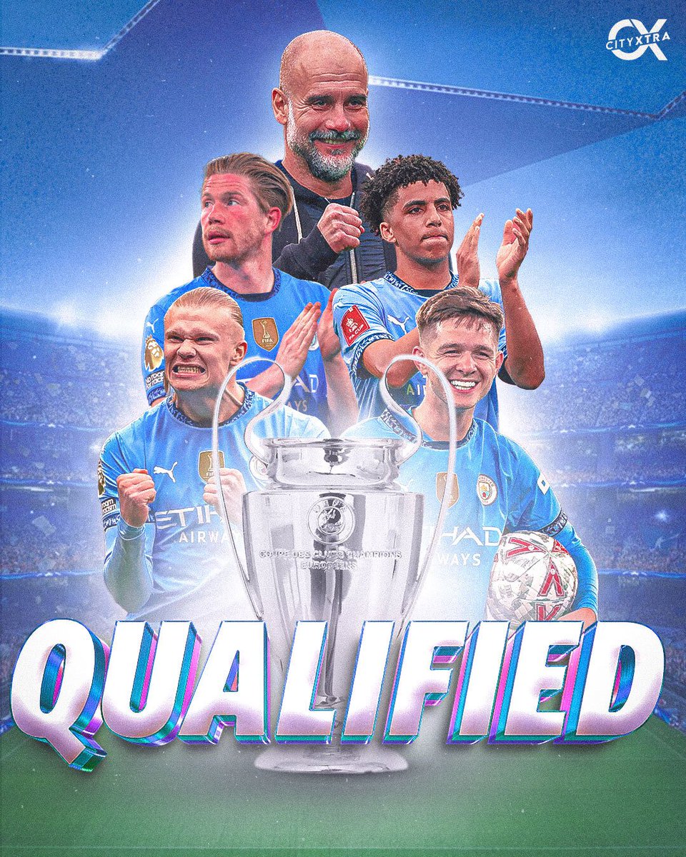 OFFICIAL: #ManCity have QUALIFIED for the 2025/2026 UEFA Champions League; our 15th consecutive season in the competition. ✨
