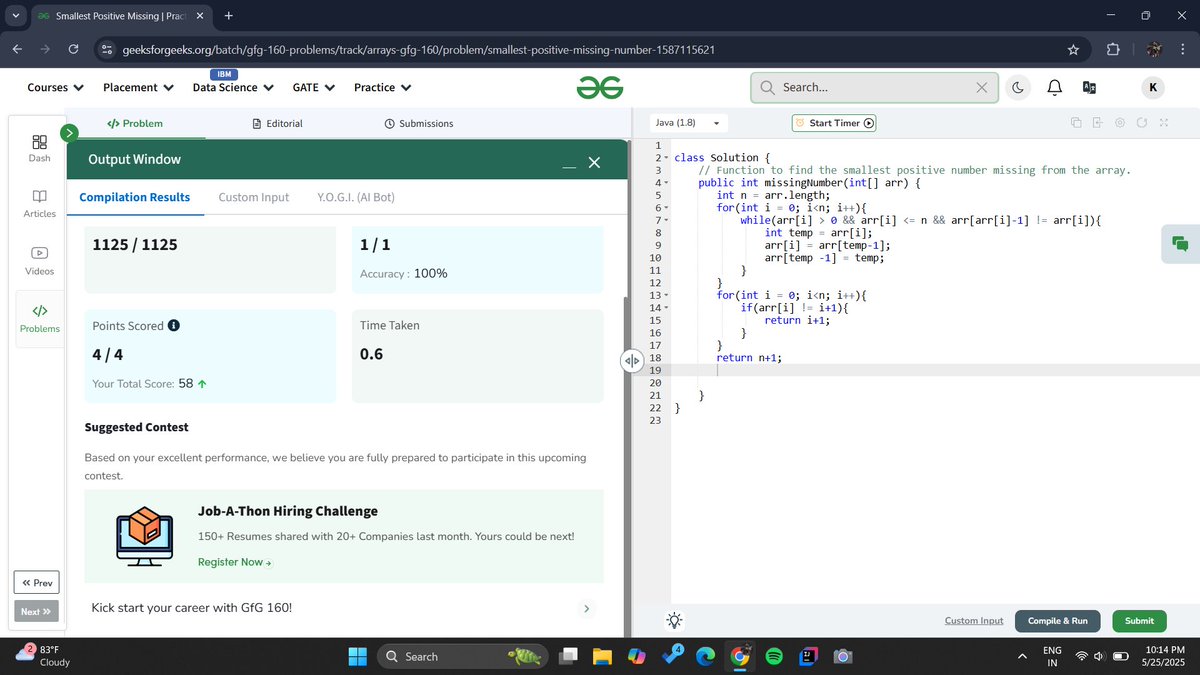 Kishan_Singh_29's tweet image. Day 13.
GfG 160 days of problem solving.
#geekforgeeks
#gfg160 
#geekstreek