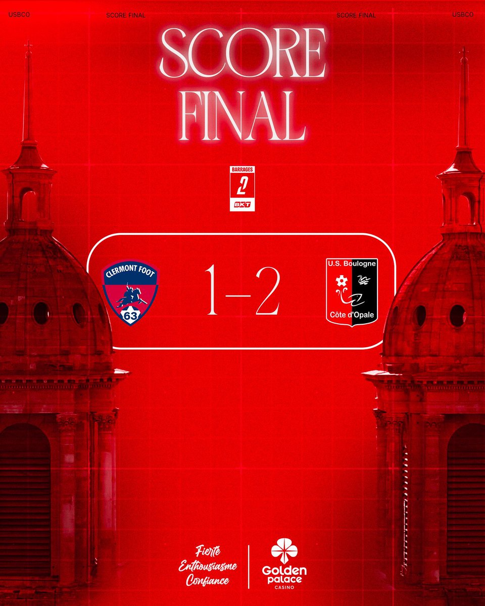 Malgré toute l’énergie et l’engagement déployés, nos Rouge &amp; Noir n’ont pas réussi à renverser le cours du match.

Mais au-delà du score, c’est une saison remarquable qui s’achève. Pour leur retour en National, nos joueurs ont su faire vibrer tout un stade, toute une ville.