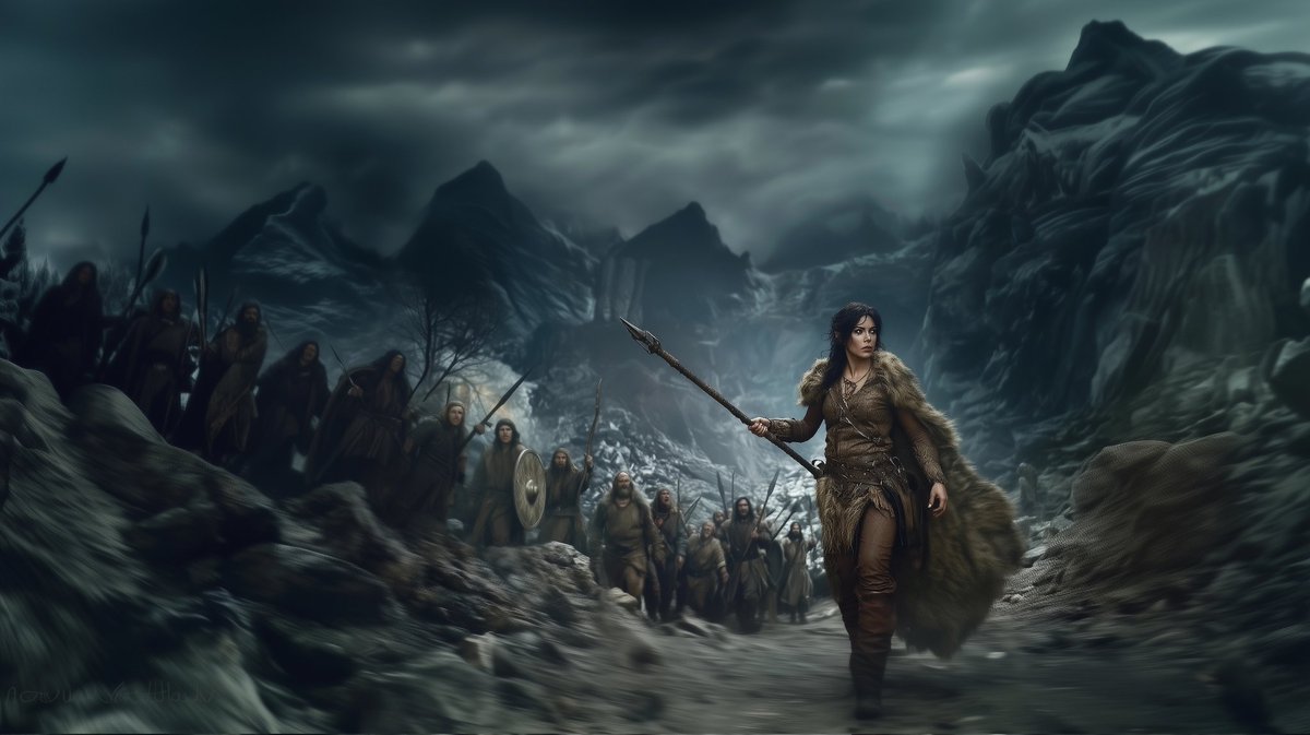 About 385 F.A. After a battle with the Orcs, Haleth led her people through the dangerous land of Nan Dungortheb to finally find a new home in the Forest of Brethil.