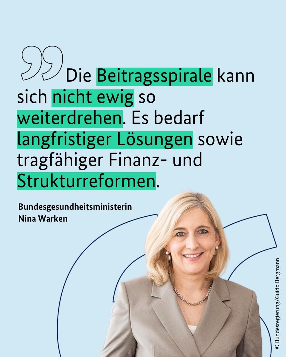 Bundesgesundheitsministerium (@bmg_bund) on Twitter photo Im Interview mit der <a href="/faznet/">Frankfurter Allgemeine</a> hat Bundesgesundheitsministerin <a href="/ninawarken/">Nina Warken</a> u. a. über die Finanzlage der Krankenkassen, ihre Pläne für ein Primärarztsystem und die Krankenhausreform sowie über das Thema Cannabis gesprochen. Das ganze Interview: faz.net/aktuell/wirtsc… Im Interview mit der <a href="/faznet/">Frankfurter Allgemeine</a> hat Bundesgesundheitsministerin <a href="/ninawarken/">Nina Warken</a> u. a. über die Finanzlage der Krankenkassen, ihre Pläne für ein Primärarztsystem und die Krankenhausreform sowie über das Thema Cannabis gesprochen. Das ganze Interview: faz.net/aktuell/wirtsc…