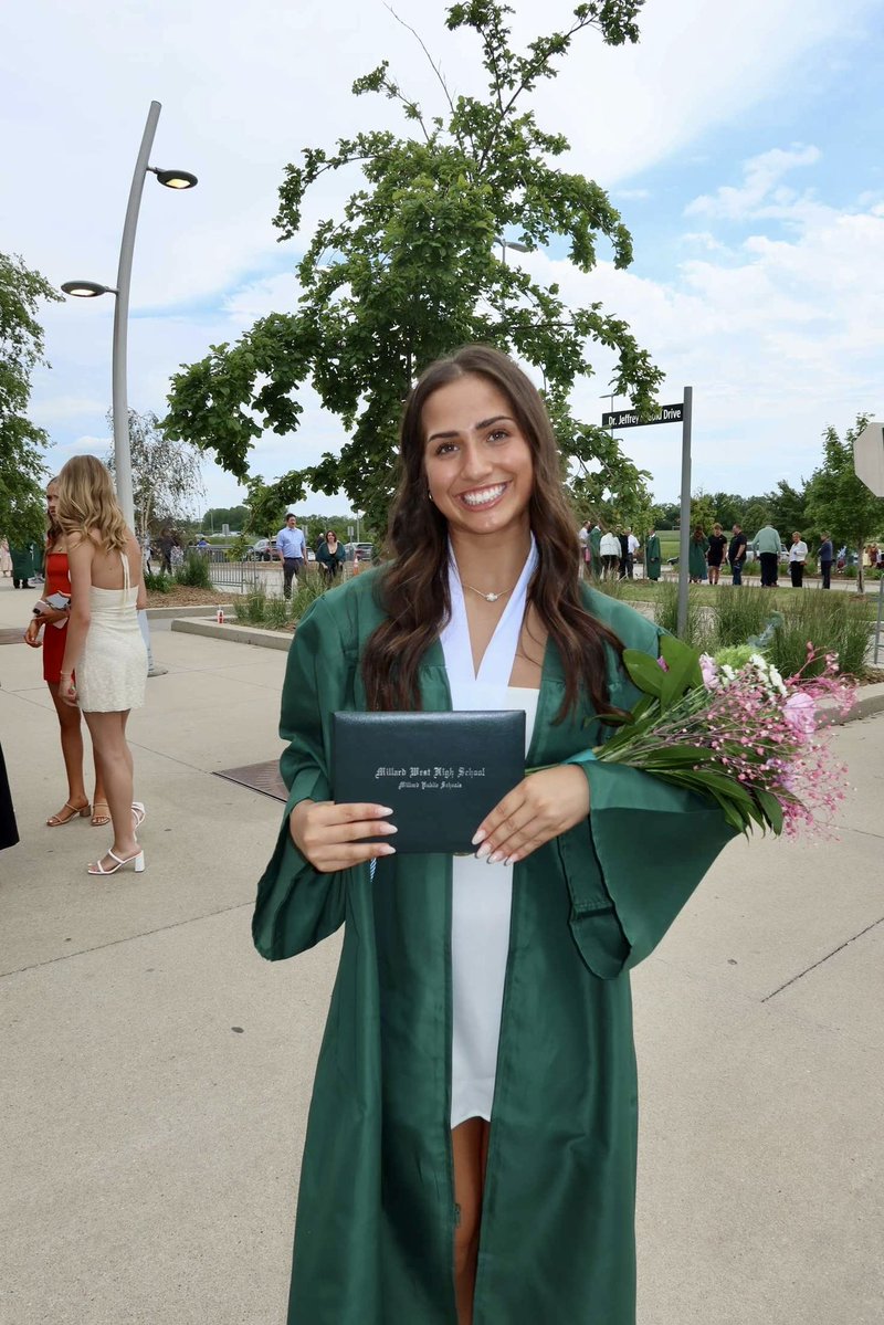 South Dakota Volleyball (@sdcoyotesvb) on Twitter photo High School ✔️
Congrats to <a href="/SierraPokharel/">Sierra Pokharel</a> on graduation from Millard West High School!
Next stop ➡️ Vermillion High School ✔️
Congrats to <a href="/SierraPokharel/">Sierra Pokharel</a> on graduation from Millard West High School!
Next stop ➡️ Vermillion