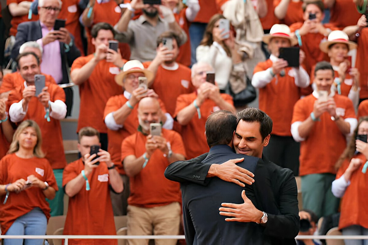 This 🫂 Roger Federer Rafael Nadal #RolandGarros