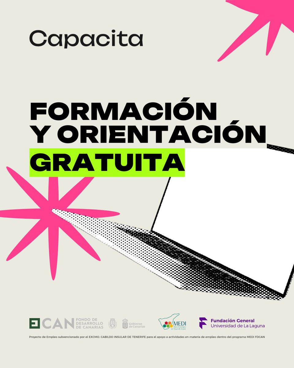 fg_ull's tweet image. 🤔 ¿Quieres mejorar tu currículum? #Capacita te ofrece cursos gratuitos y especializados en las áreas más demandadas por las empresas.
¡Inscríbete! 👇
fg.ull.es/empleo/capacit…
#FormaciónGratuita #InserciónLaboral #Empleabilidad
@ULL @CabildoTenerife