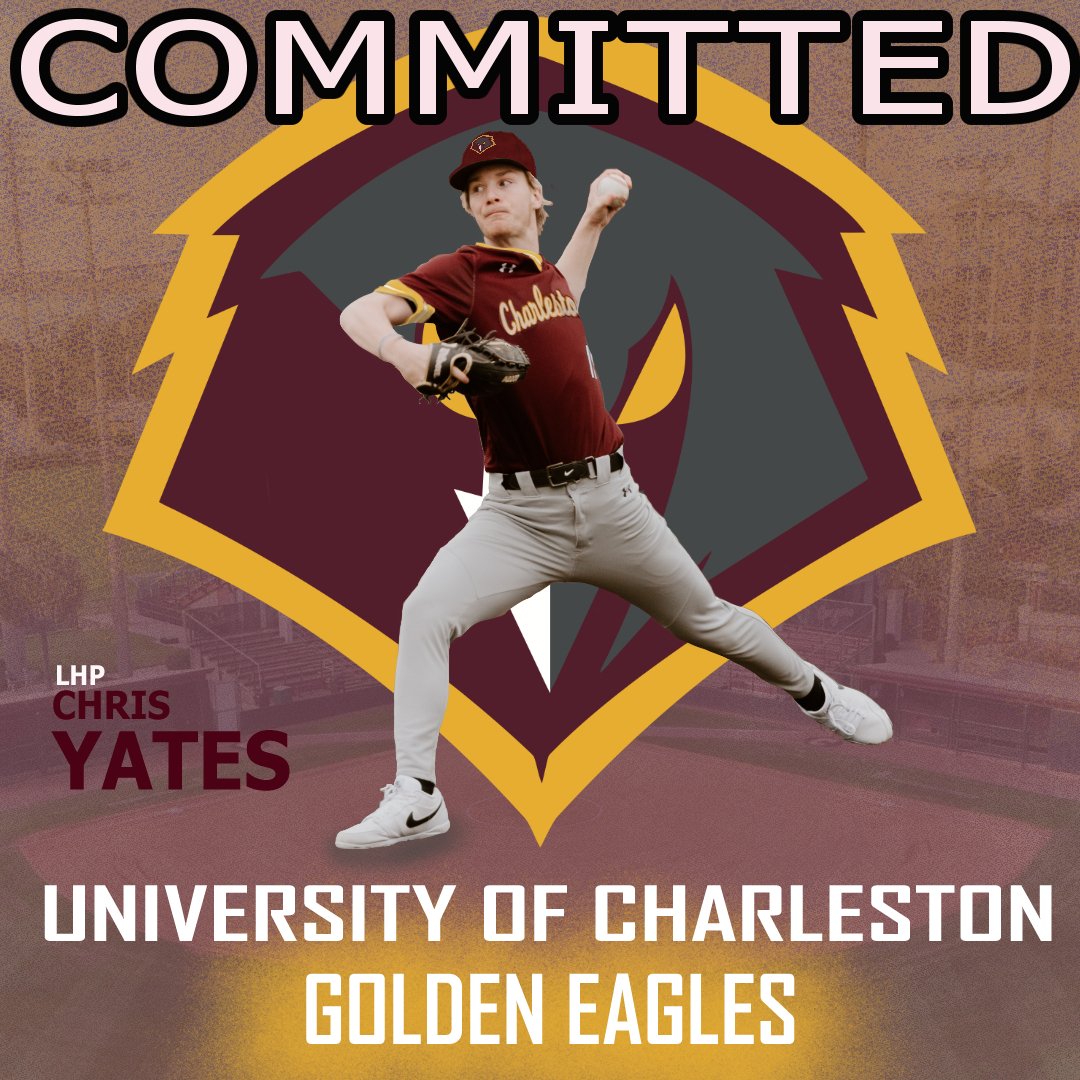 Chris Yates (@chrisyates2026) on Twitter photo I am extremely blessed to announce I will be continuing my academic and athletic career at the University of Charleston. Thank you to my summer and school coaches and teammates for pushing me to be a better person and athlete, and thank you to my family and friends for support! I am extremely blessed to announce I will be continuing my academic and athletic career at the University of Charleston. Thank you to my summer and school coaches and teammates for pushing me to be a better person and athlete, and thank you to my family and friends for support!