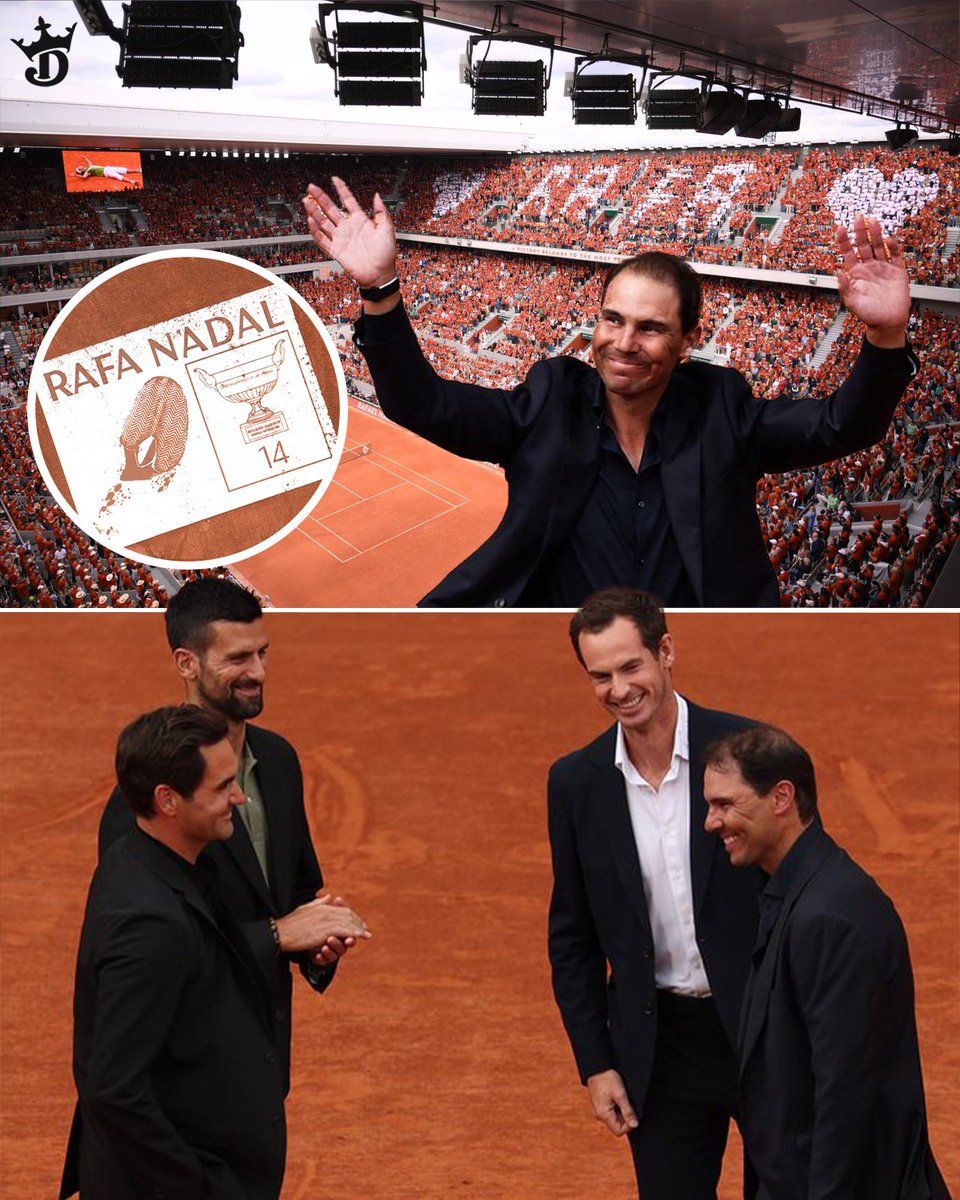 Roland-Garros, 25 mai 2025. #Nadal #Paris.