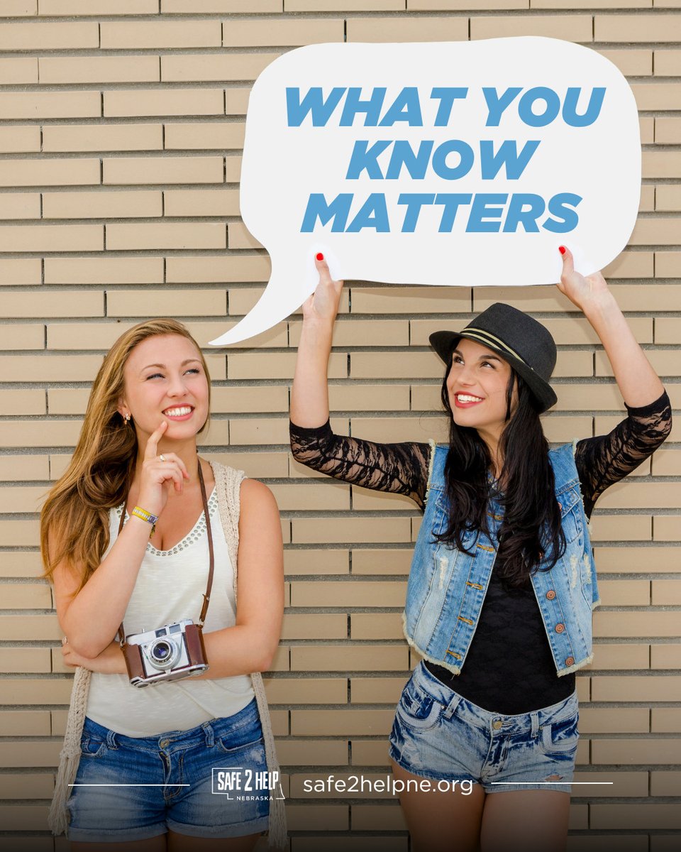 It's #NationalMissingChildrensDay. Every young person deserves to feel safe, seen, and protected.

If you know a friend who’s struggling at home or if you’re worried about someone’s safety, speaking up can change everything. 💙💜

Safe2Help is here: safe2helpne.org