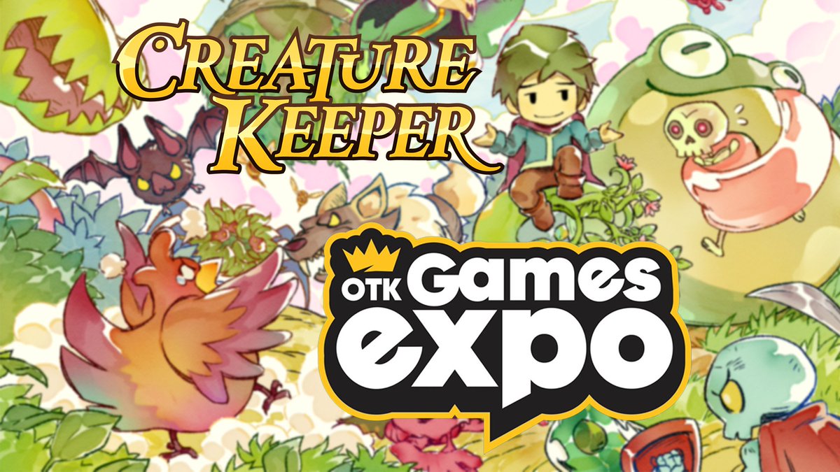 Graffiti Games (@graffiti_games) on Twitter photo We're excited for the <a href="/OTKGamesExpo/">OTK Games Expo 👑</a> today at 12PM PST
Not only will there be amazing new indie games, Creature Keeper will be part of the event as well! OTK Games Expo never misses, you'd be missing out!
Tune in here:
1️⃣Twitch.tv/OTKNetwork
2️⃣Youtube.com/@OTKGamesExpo We're excited for the <a href="/OTKGamesExpo/">OTK Games Expo 👑</a> today at 12PM PST
Not only will there be amazing new indie games, Creature Keeper will be part of the event as well! OTK Games Expo never misses, you'd be missing out!
Tune in here:
1️⃣Twitch.tv/OTKNetwork
2️⃣Youtube.com/@OTKGamesExpo