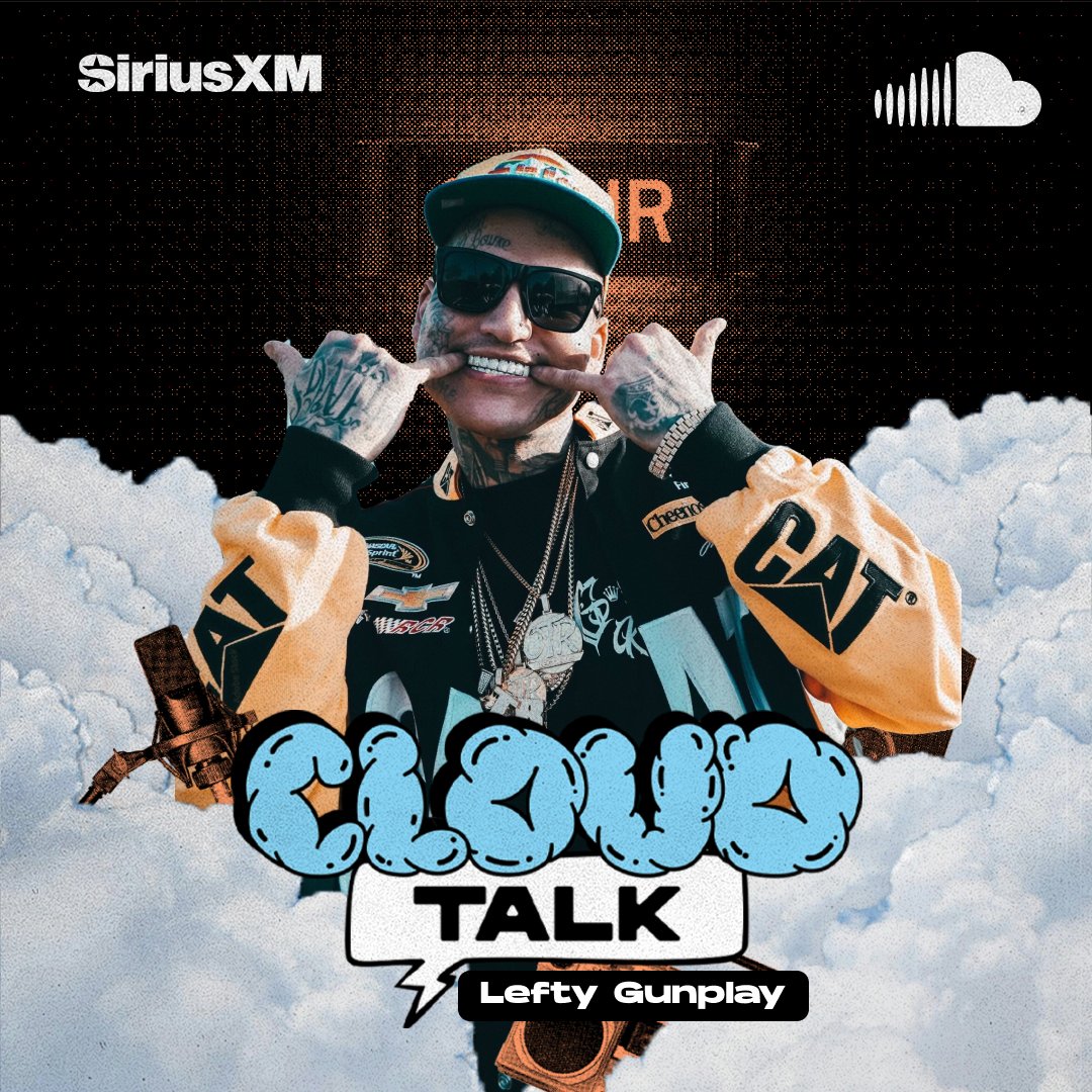 SoundCloud's tweet photo. Tune in all week for #CloudTalk with #DJGabeC. Ch 105 on @siriusxm. Tonight, we're on with @leftygunplay_ https://t.co/UZnTO9P6e2