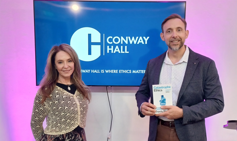 Deborah Hyde 🇺🇦 (@jourdemayne) on Twitter photo Today at <a href="/ConwayHall/">Conway Hall</a> I had the chance to introduce Travis Reider speaking about his latest book 'Catastrophe Ethics'. Food for thought. Good book. Today at <a href="/ConwayHall/">Conway Hall</a> I had the chance to introduce Travis Reider speaking about his latest book 'Catastrophe Ethics'. Food for thought. Good book.