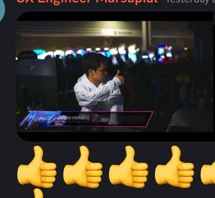 hellshake_j's tweet photo. i won the momocon sf6 bracket! 🎊
everyone was really good 🥹 https://t.co/2nK2O7UpGU