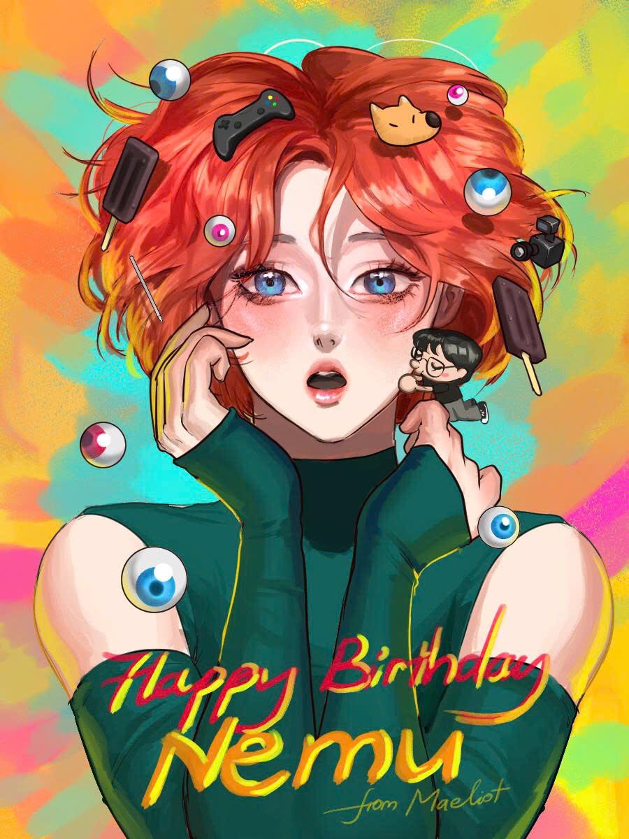 maeliot_maeliot's tweet image. Bday art for my boo