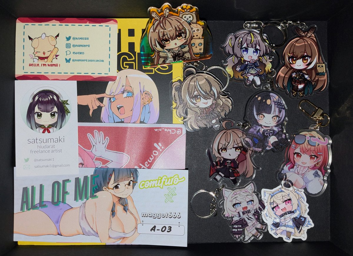 Thanks comifuro 20, (maybe) see you guys soon at the next comifuro!

Yes, I'm the guy that bought a Mococo keychain just so I can hear "what about Fuwawa?" inside my head.
#cfxx #comifuro20 #comifuroxx

Special thanks to:
<a href="/Norman_Maggot/">MAGGOT666</a> 
<a href="/Chro_nia/">Chronia 🔥 | CFXX Q-07</a> 
<a href="/NAMIORII/">Namii🍞@DOKOMI 3K44</a> 
<a href="/satsumaki1/">hiudarat 🦈 CFXX Q-1 & AE51-52</a>
