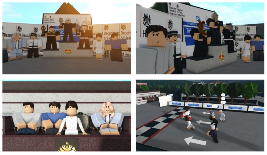 Today, the first heat of the British marathon happened. The Great Cambridge Stage. Her Royal Highness Princess  Royal, HM King George II, and the Secretary Spencer, alongside citizens in the race, with 3rd Place winning Charles .O ; 2nd Place Richard. H and 1st place, John. M