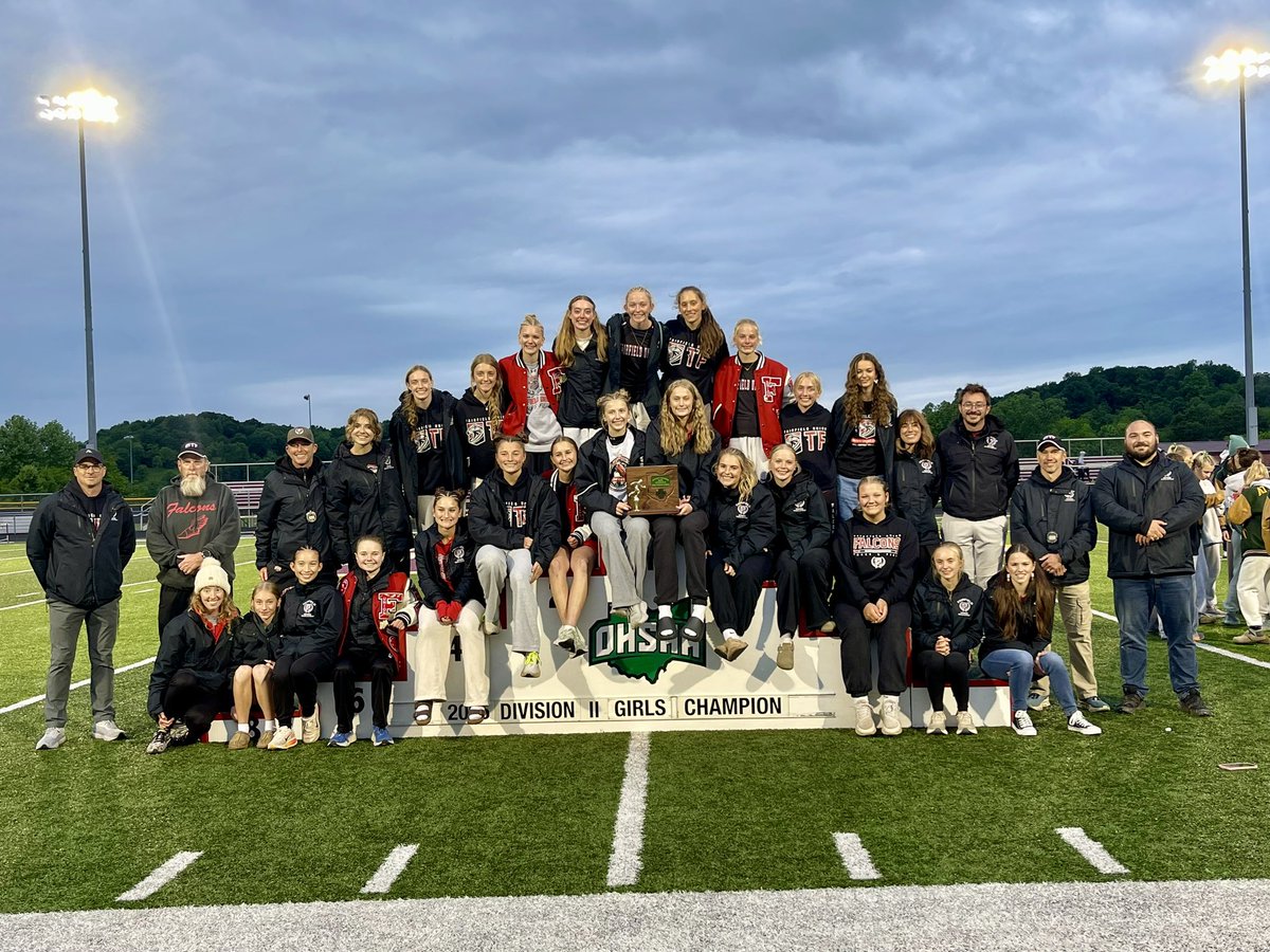 Fairfield Union - Girls Division II District Track and Field Champions.