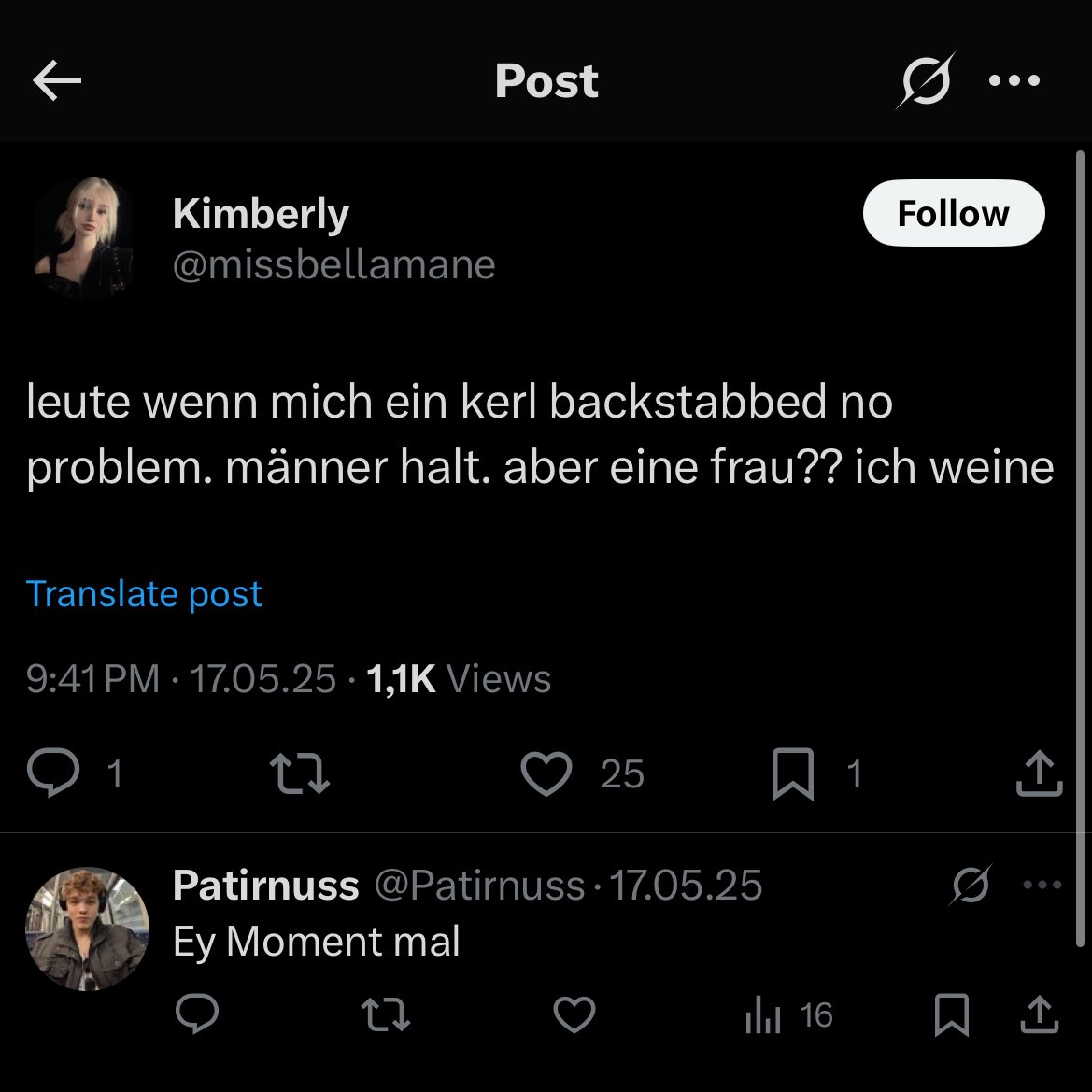 BoredNVenting's tweet photo. no @ aber kybelleftw / misabelleamane / kimberly / rebecca k. / kybelle / belle
lowkey verdient wenn menschen dich nicht mögen (siehe meine letzten tweets)
und dann diese body checks von wegen "ich hab keine essstörung, finde meinen körper nur schön" ich weiß noch (1/2) https://t.co/axbsqIwdj7