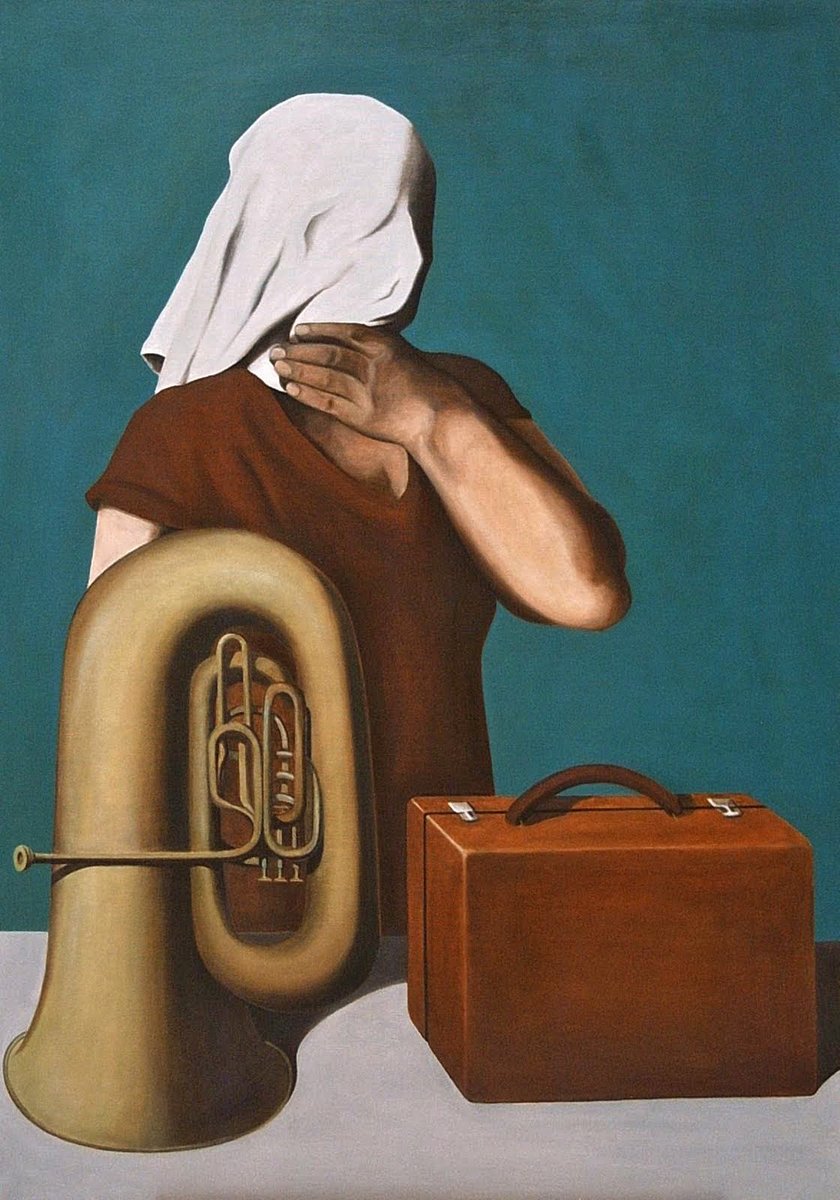 ルネ・マグリット （Rene Magritte、1898-1967） 『中心の物語』 （The