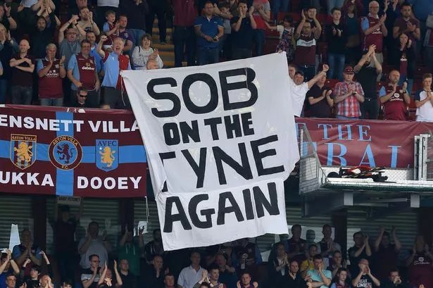 Villa flashback……. Funny old game. #nufc