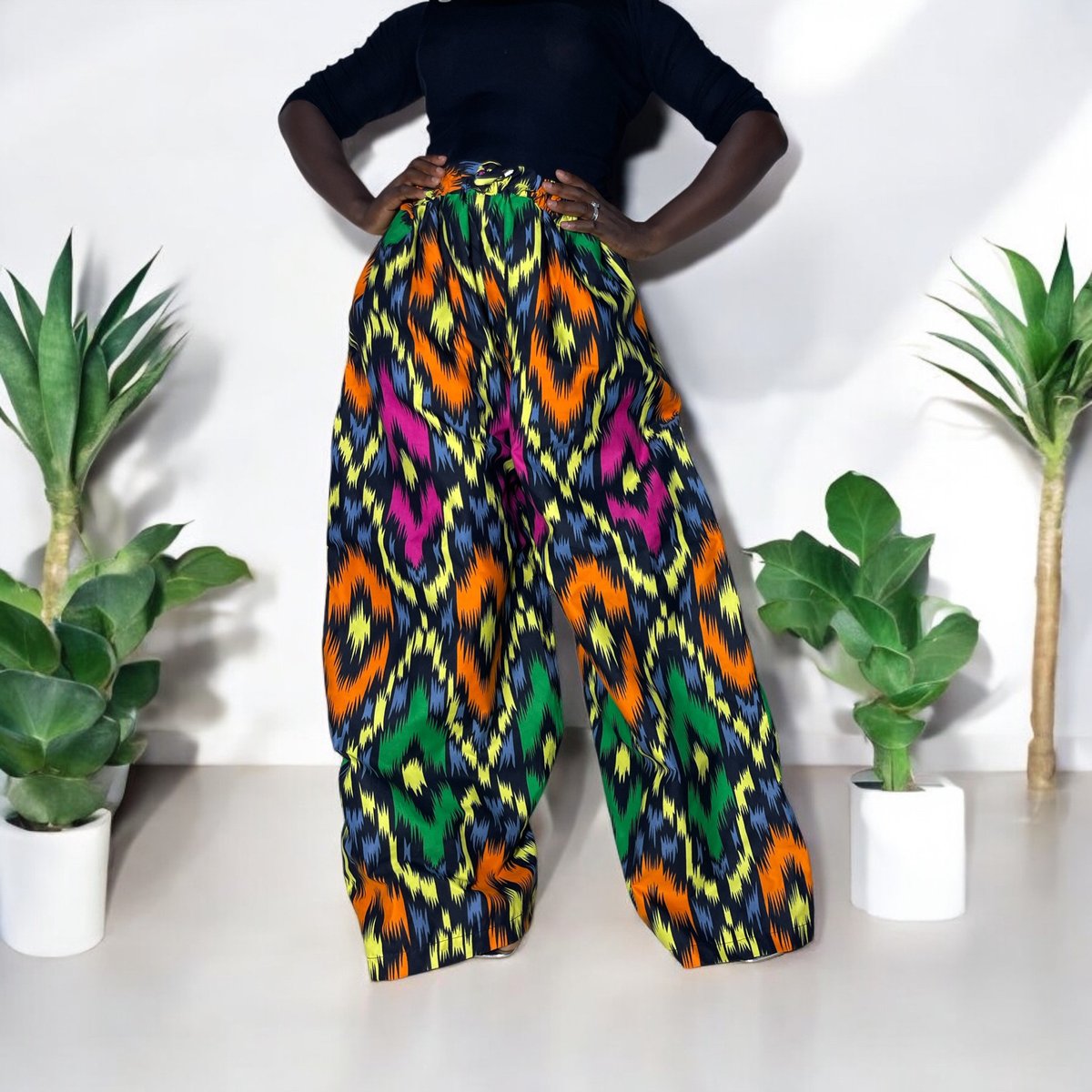 Pantsadventure_'s tweet photo. Color loud. Walk proud.
The Mayra Pants with print that pops.  

Size: Free Size
Price :#10,000
 #Pantsadventure #ForTheGirls #SoftButStrong #MainCharacterFit #ConfidenceInMotion #SlayAndGo https://t.co/MDi2g35EaP