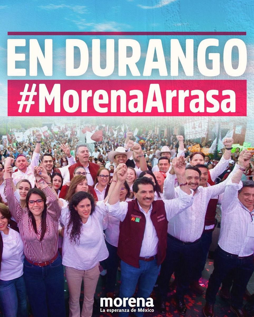 ¡Sin miedo, ya andamos con todo! 💪🔥
Vamos con la firme convicción de liberar a Durango de sus represores sinvergüenzas. 
#sumatesomosmillones #DrEnriquezPresidente