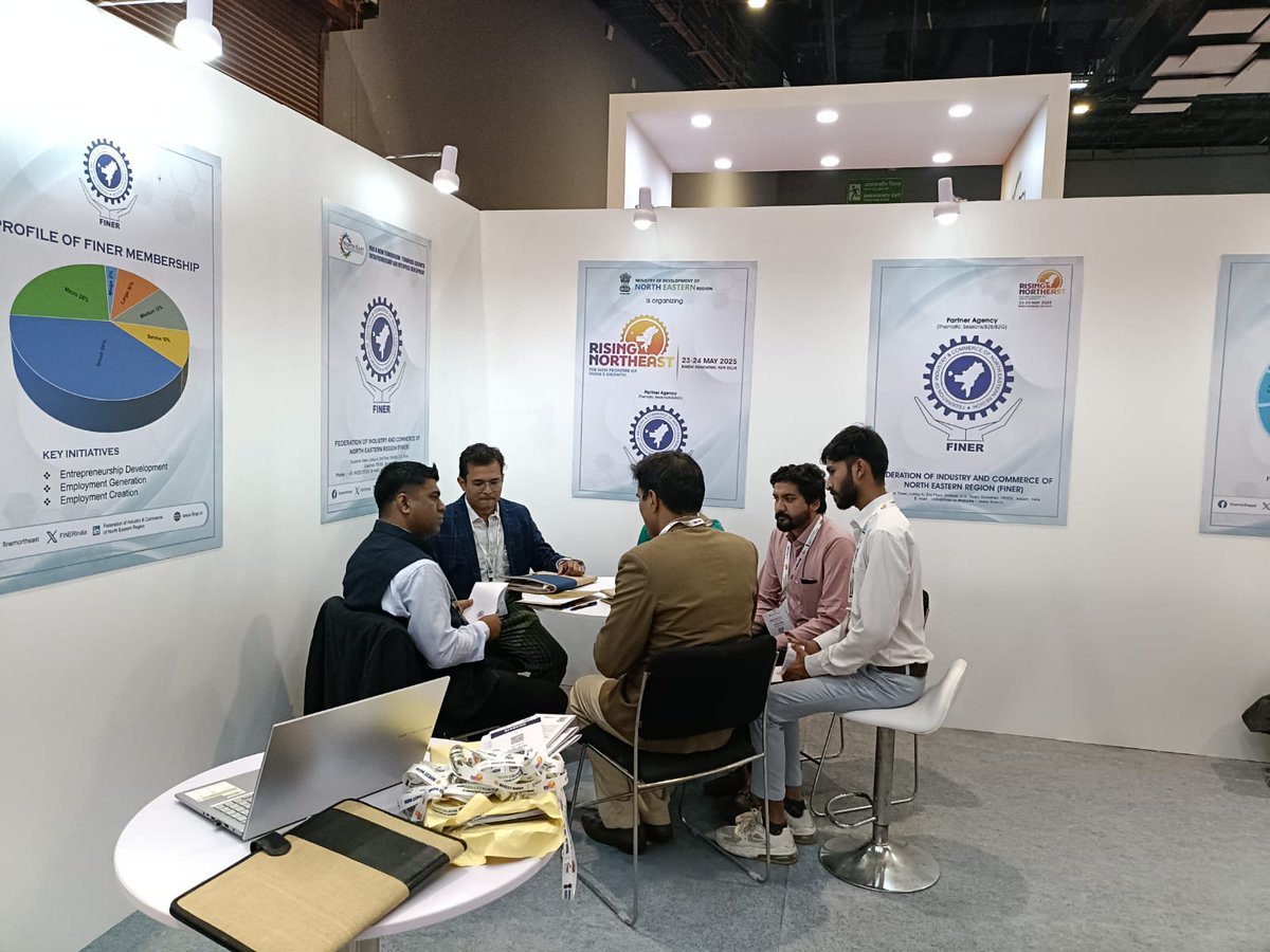 FINER (@finerindia) on Twitter photo A glimpse into meaningful engagements at the FINER Pavilion during #RisingNortheast 2025! 🤝
Insightful discussions and dynamic networking showcased the shared drive to fuel growth and innovation across Northeast India.#NorthEastIndia #TradeDialogue #InclusiveGrowth <a href="/rajeev_sm/">Rajeev Agarwal</a> A glimpse into meaningful engagements at the FINER Pavilion during #RisingNortheast 2025! 🤝
Insightful discussions and dynamic networking showcased the shared drive to fuel growth and innovation across Northeast India.#NorthEastIndia #TradeDialogue #InclusiveGrowth <a href="/rajeev_sm/">Rajeev Agarwal</a>